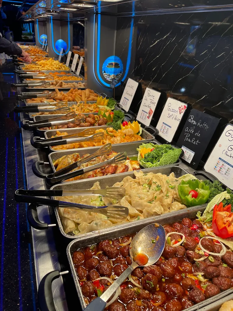 Buffet fruits tropicaux